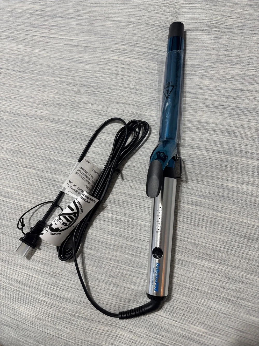 BabylissPRO 1 in Nano Titanium Professional Curling Iron with Extended Barrel